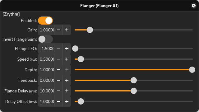 Flanger screenshot