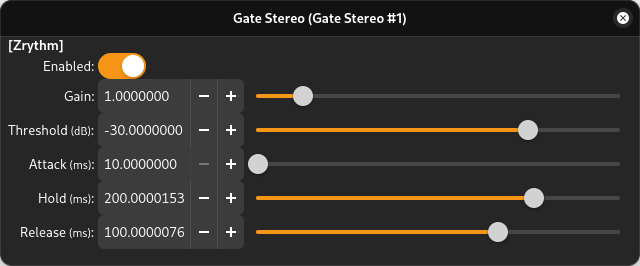 Gate Stereo skärmdump