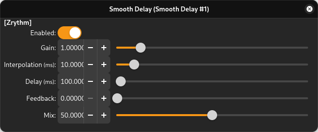 Captura de pantalla de Smooth Delay