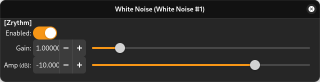 White Noise captura do ecrã
